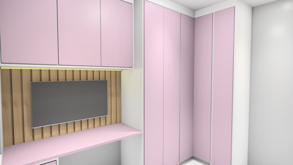 01 Projeto 3D Quarto Infantil 3.10 x 2.04